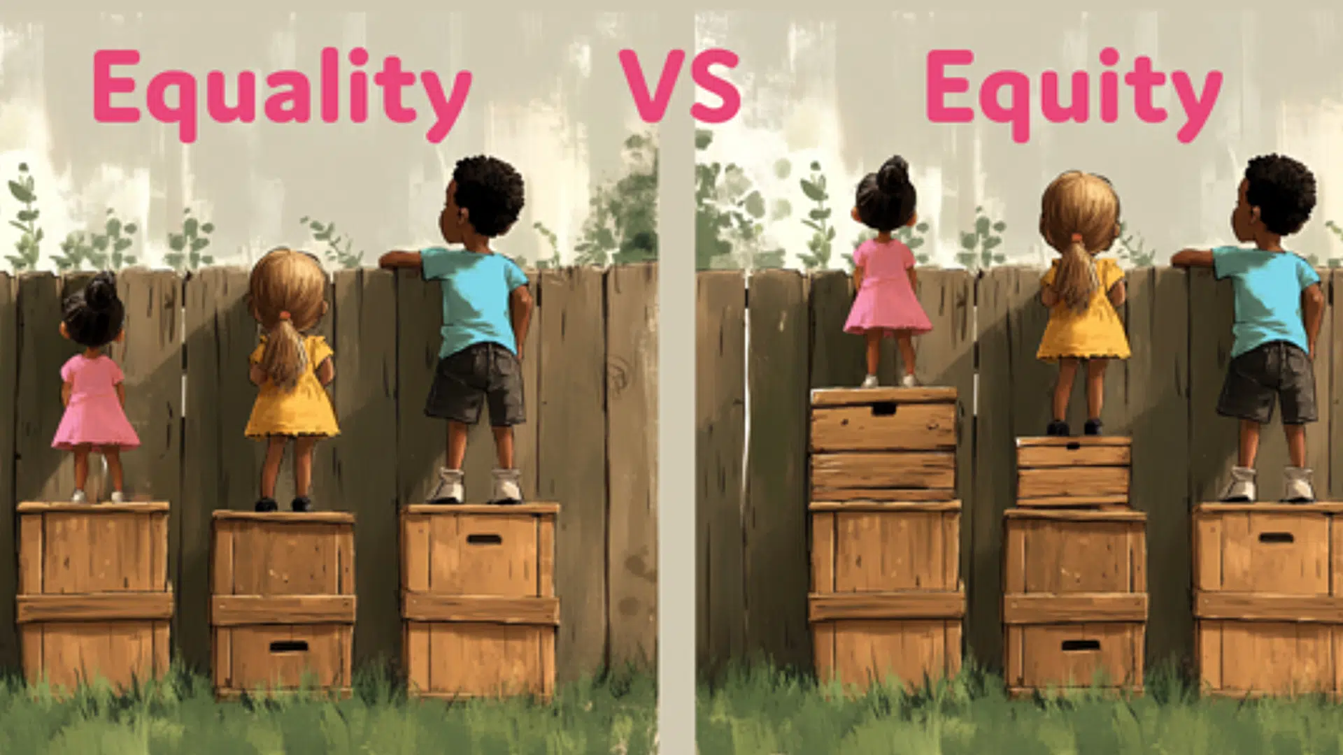 What is the difference between equality and equity in schools?