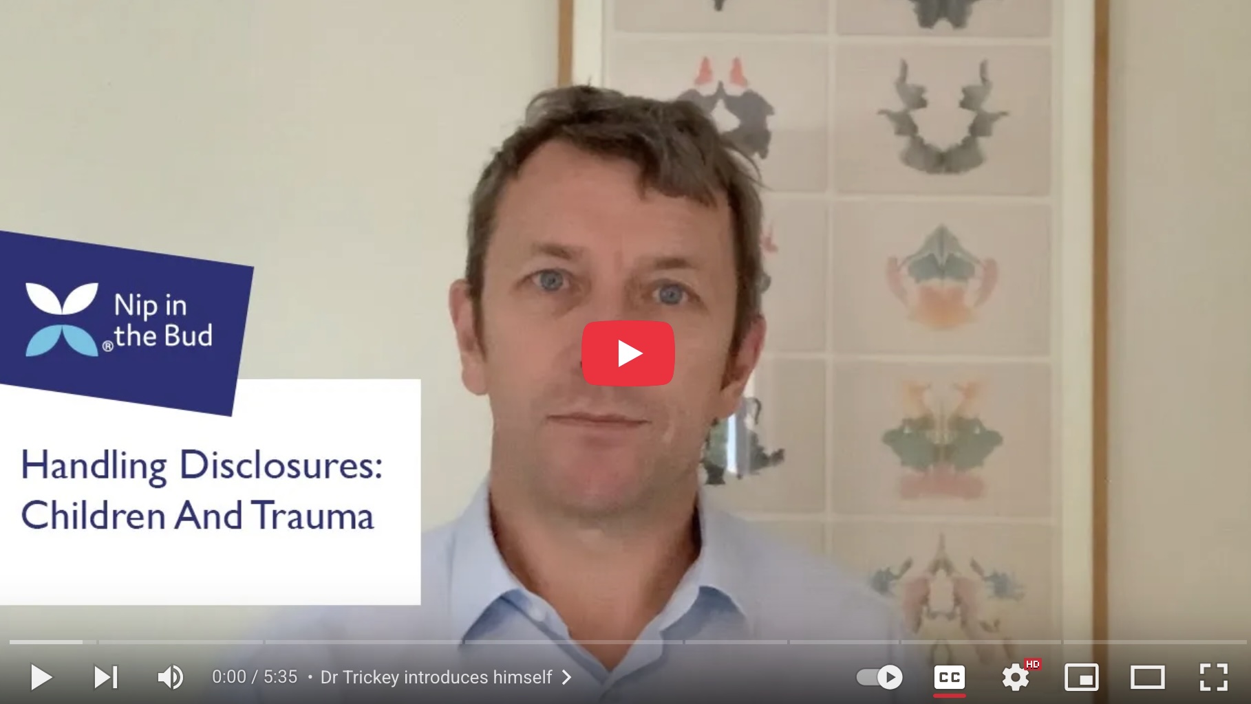 Handling disclosures of Trauma from children
